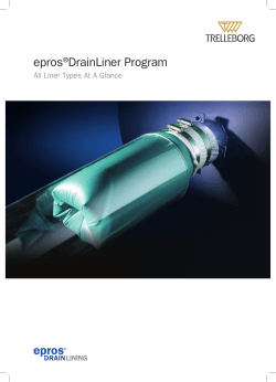 epros®DrainLiner Program