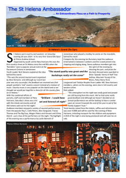 July 2014 - St Helena