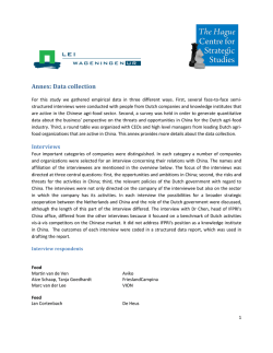 Download report as PDF - HCSS Centre for Strategic Studies