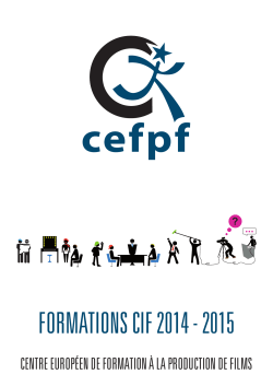 Catalogue Formations CIF
