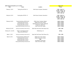 ODP Calendar 2014-2015 as of 1-12