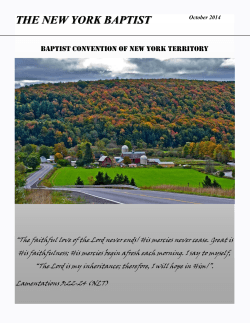 NYB template - Baptist Convention of New York