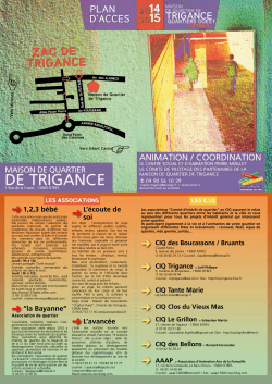 Télécharger la brochure 2014-2015 Maison de Quartier de