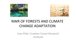 INTRINSIC NWR OF FORESTS AND CLIMATE CHANGE