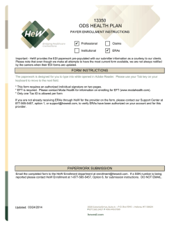 ODS Health Plan EDI Form - Health-e-Web
