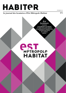 Habiter - Est M&eacute;tropole Habitat