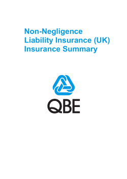 Non-Negligence Liability Insurance (UK)