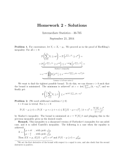 Homework 2 - Solutions