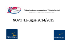 NOVOTEL-Ligue 2014/2015 - Fédération luxembourgeoise de