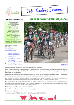 Infos cadres jeunes n&deg;16
