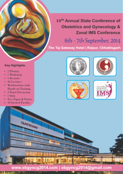 Raipur conference Brochure EDIT