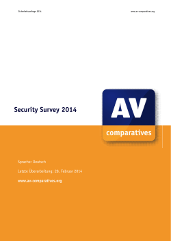 Security Survey 2014 Deutsch - AV