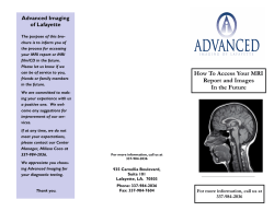How To Access Your MRI Report and Images In the Future