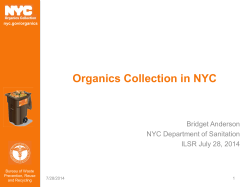 Organics Collection in NYC