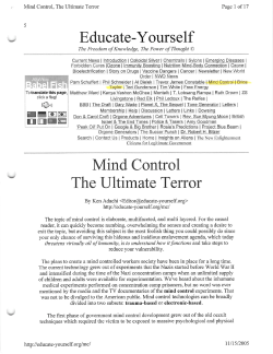 Educate-Yourself Mind Control The Ultimate Terror
