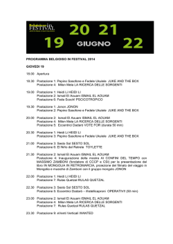 Graduatorie del Concorso