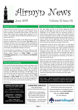 June 2014 Volume 15 Issue 05