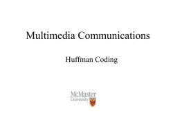 Huffman Coding