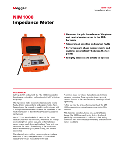 NIM1000 Impedance Meter - Express Instruments Hire