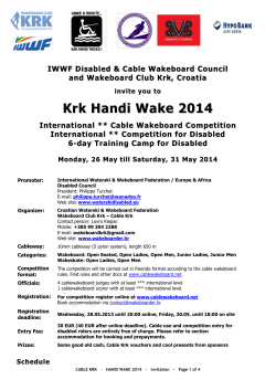 Krk Handi Wake invite 2014