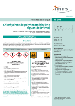 Chlorhydrate de polyhexaméthylène biguanide (PHMB)