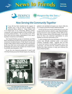 Download Quarterly Newsletter - Hospice of Palm Beach County