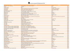 Liste des nouveautés CDI Boulle janvier 2014