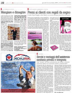 il programma della giornata di apertura