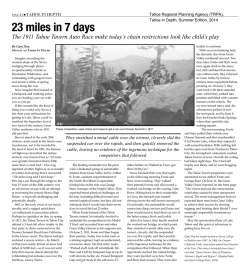 23 miles in 7 days