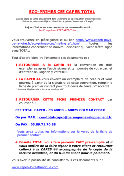 ECO-PRIMES CEE CAPEB TOTAL - CAPEB LOIRE