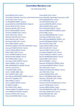 Committee Members List