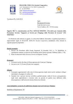 IM.O.FOR. TOSCANA Societ&agrave; Cooperativa