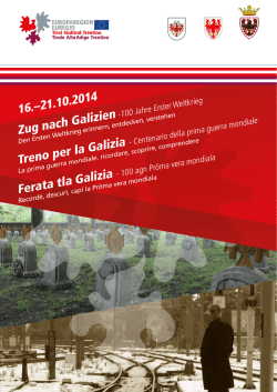 Il programma - Europaregion Tirol-S&uuml;dtirol