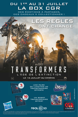 LA BOX CGR - CGR Cinémas
