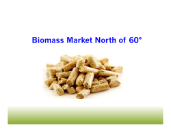 Jan Larsson: Biomass Market North of 60