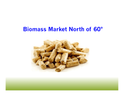 Jan Larsson: Biomass Market North of 60