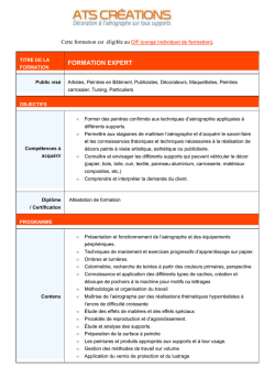 stage formation expert aérographie ATS CREATION