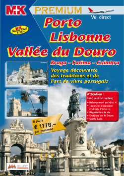 Porto Lisbonne Vallée du Douro