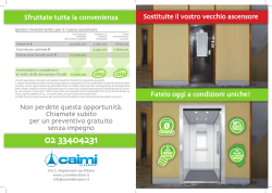 Promozione - G. Caimi Elevatori
