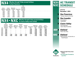 NX4 NXC - AC Transit