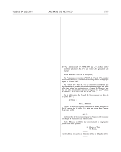 JO8184 AM 2014-429 - Portail Officiel du Gouvernement