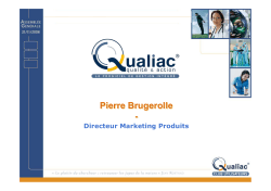 Diapositive 1 - Club Utilisateurs Qualiac