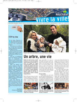 N° 33| 2014 - Ville de Neuchâtel
