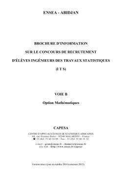 ITS B Maths - capesa