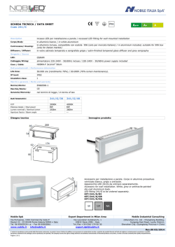 SCHEDA TECNICA / DATA SHEET Code 241/G 241/G