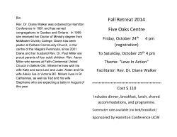Fall Retreat 2014 Five Oaks Centre