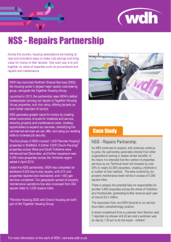 NSS - Repairs Partnership