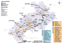 Hautes-Alpes en Car Lignes du r&eacute;seau