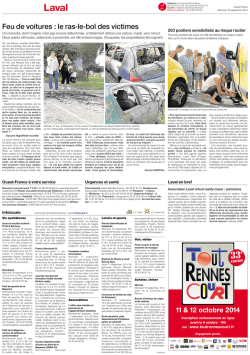 Feu de voitures : le ras-le-bol des victimes