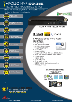 iApollo 16 Channel NVR With 16 port PoE Built-in